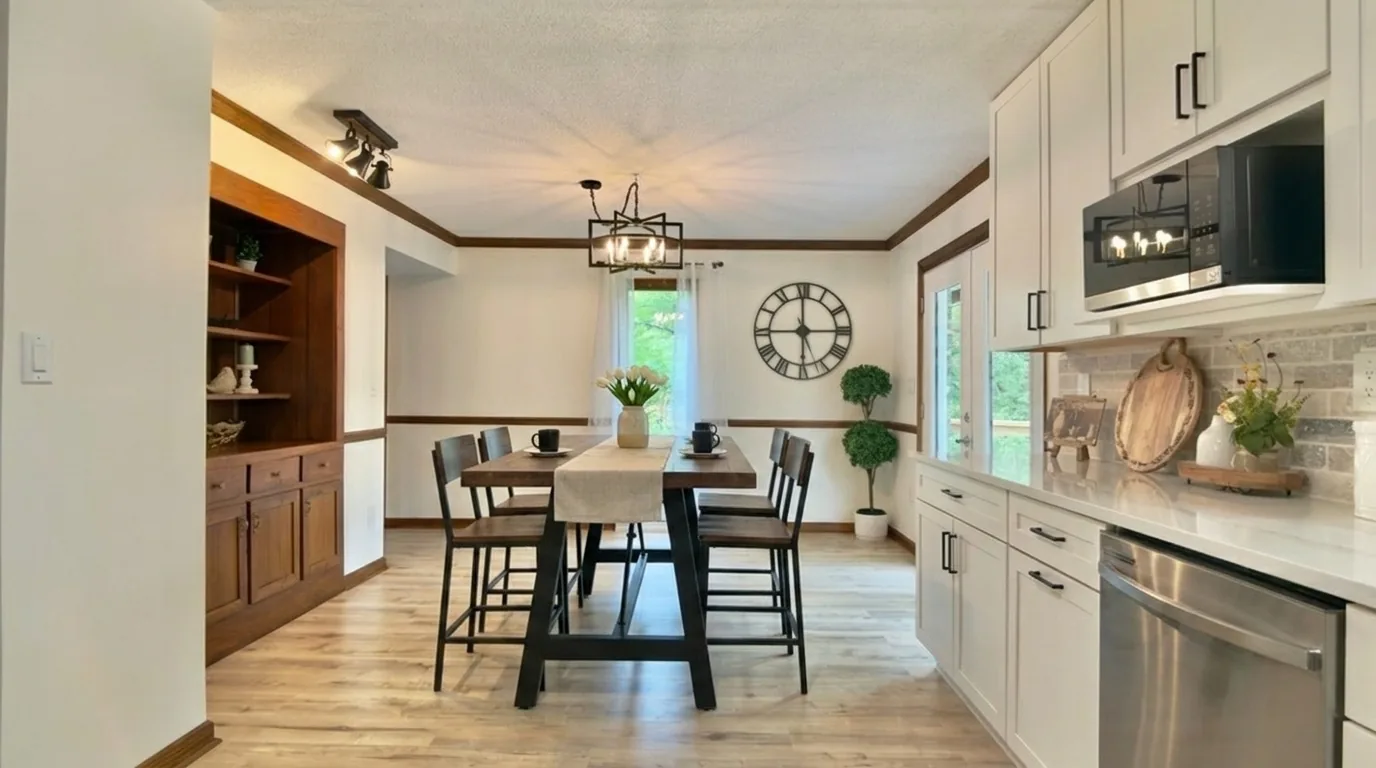 308 Castaway Drive after — living room